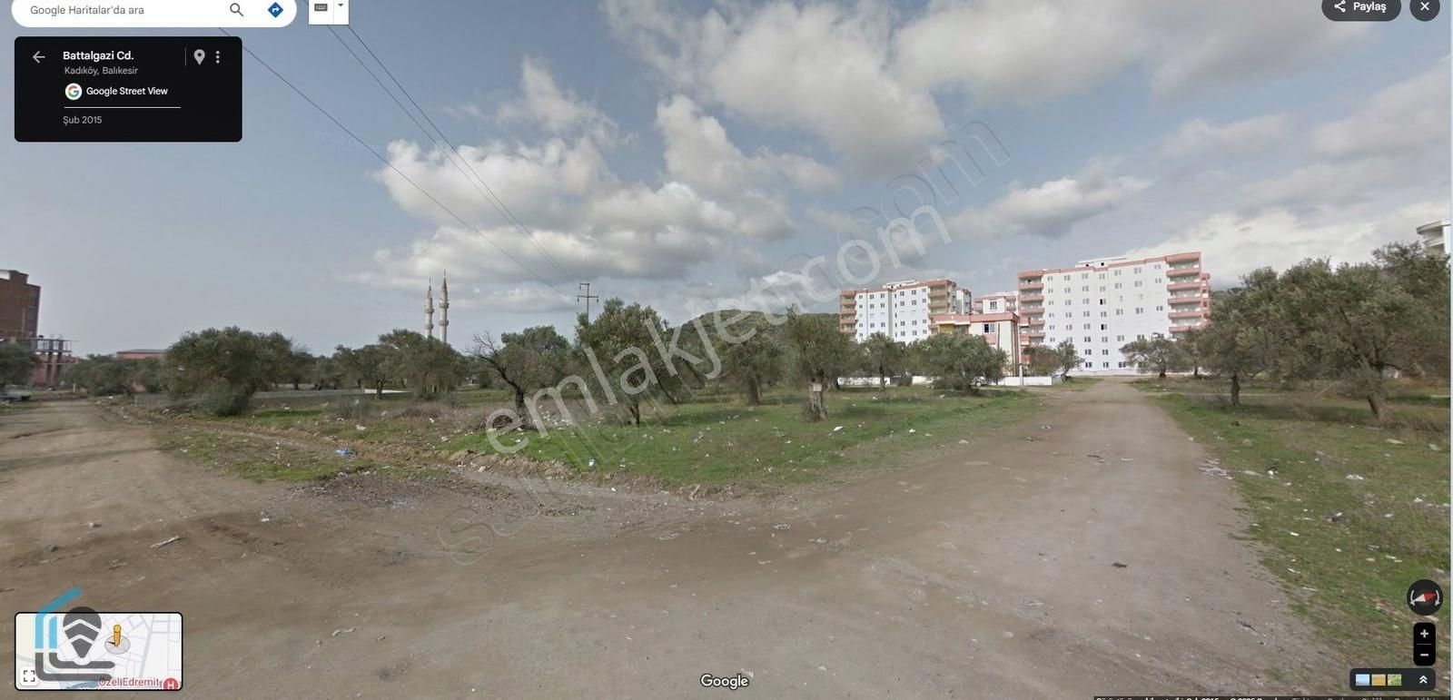 Edremit Kadıköy Mahallesinde 3 Adet Yanyana Satılık Villa Arsası