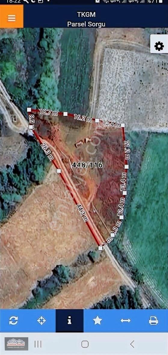 Gevrekli Seydişehir Arası Asfalta 350m Bahçe