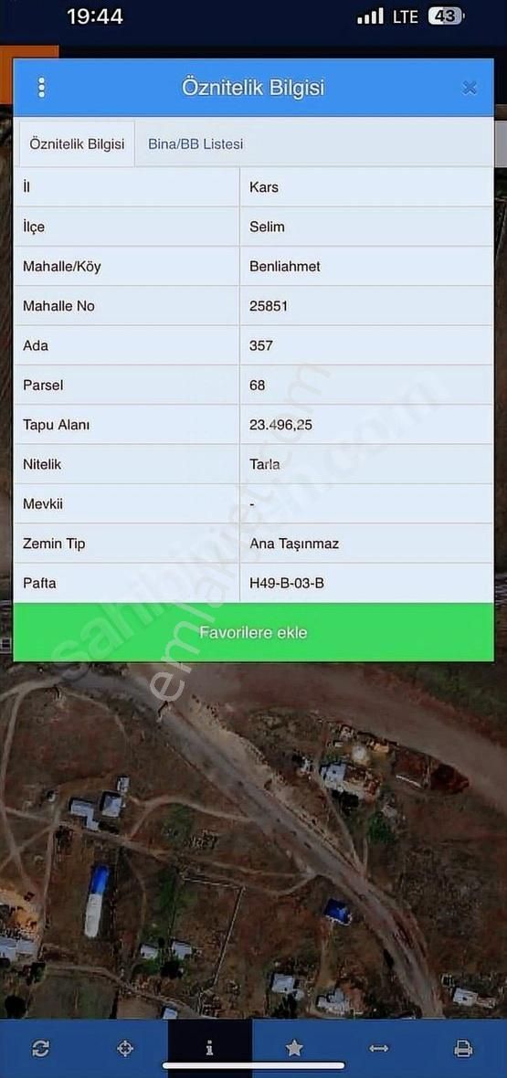 İks Emlaktan Satılık Benliahmet Köyünde Yatırımlık Tarla