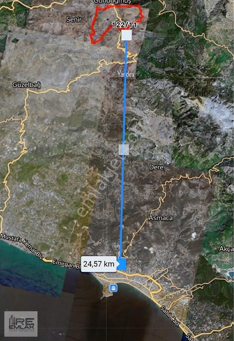 Kaçırılmayacak 2 Adet Fırsat Arsa. Alanya Uzaklık 24 Km