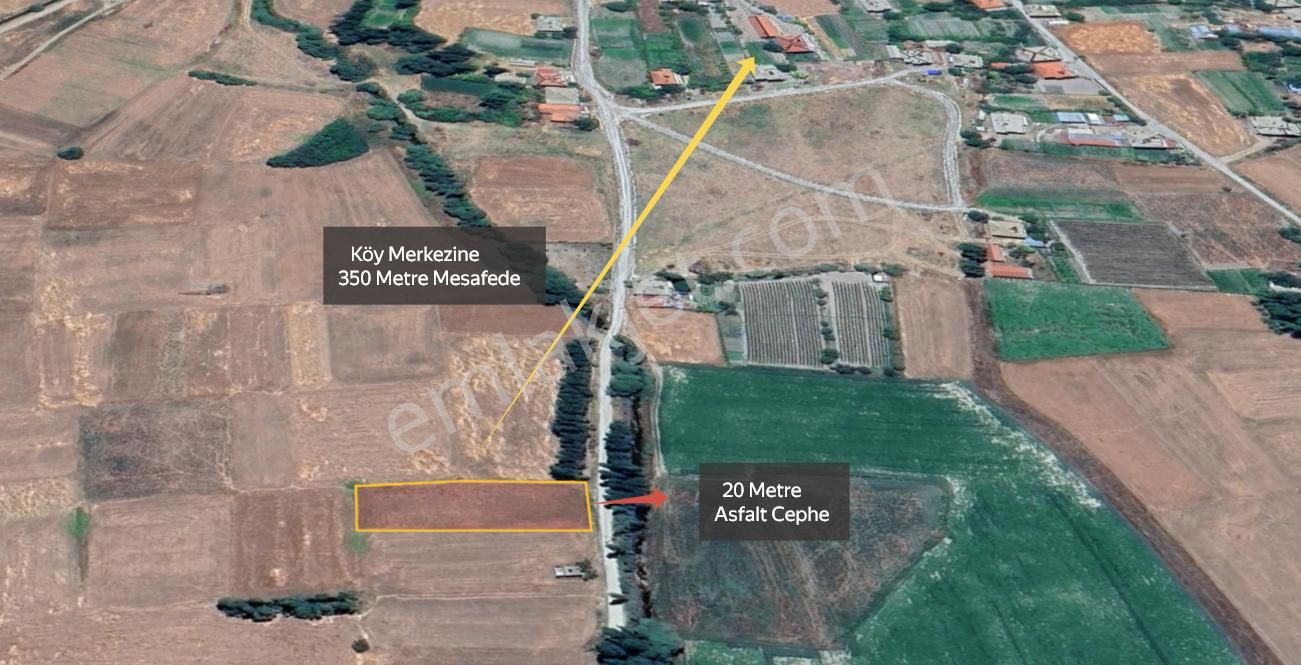 Boyalı Mahallesi’nde Asfalt Cepheli, 1.420 M² Bahçelik Tarla!
