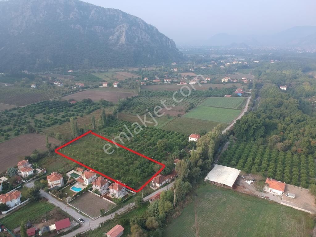 Ortaca Okçular Marmarlıda 500 M2 Arsa Satılık Veya Dalyandan Dükkan İle Takas
