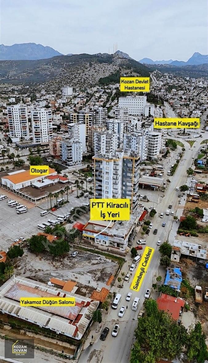 Kozan Divan Emlak'tan Kurumsal Kıracılı İş Yeri