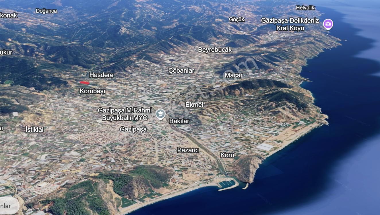 Muhteşem Konumda 1,5 Dönüm Yol Su Elektrik Olan Tarla - Görsel 10