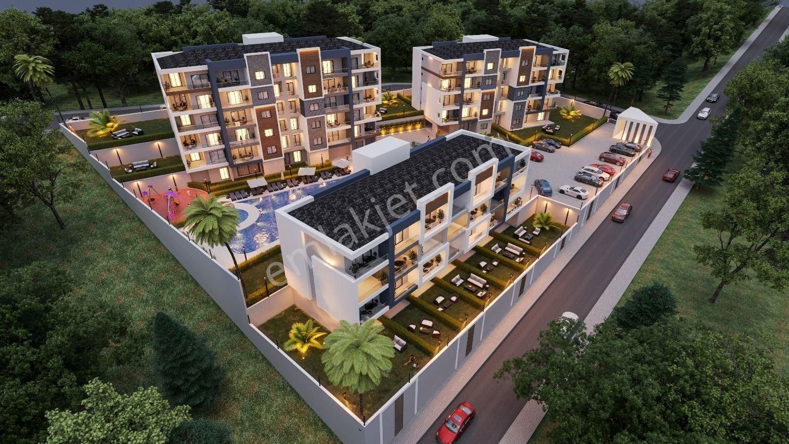 Kuşadası Ata Mah'de Projeden Satılık Dubleks 1+1