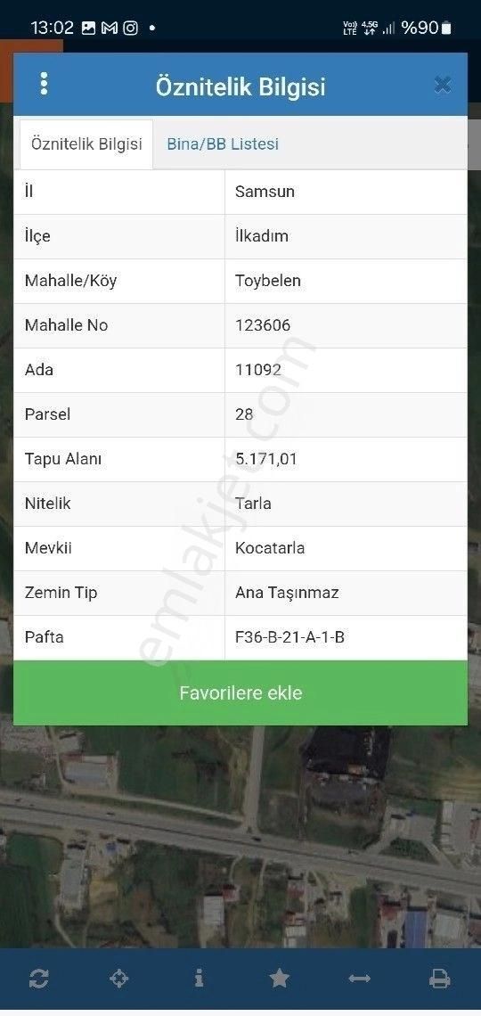 Vural Gurup İnşaat Emlakdan Satılık Tarla