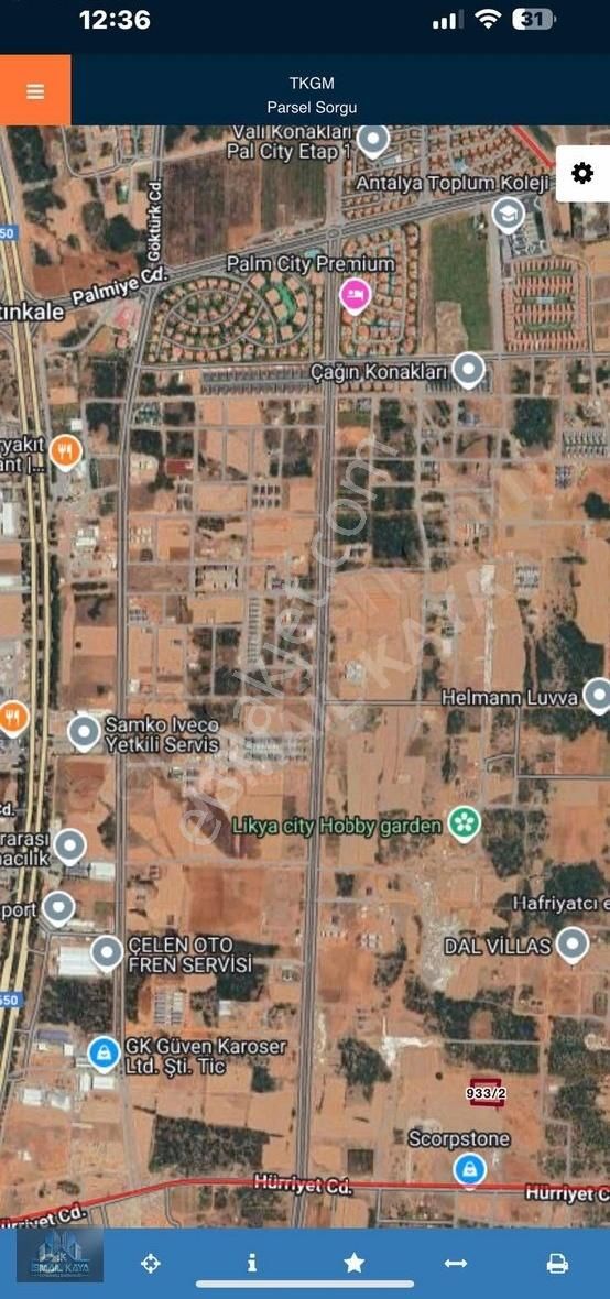 4891m2 Güney Cephe Ticari Parsel