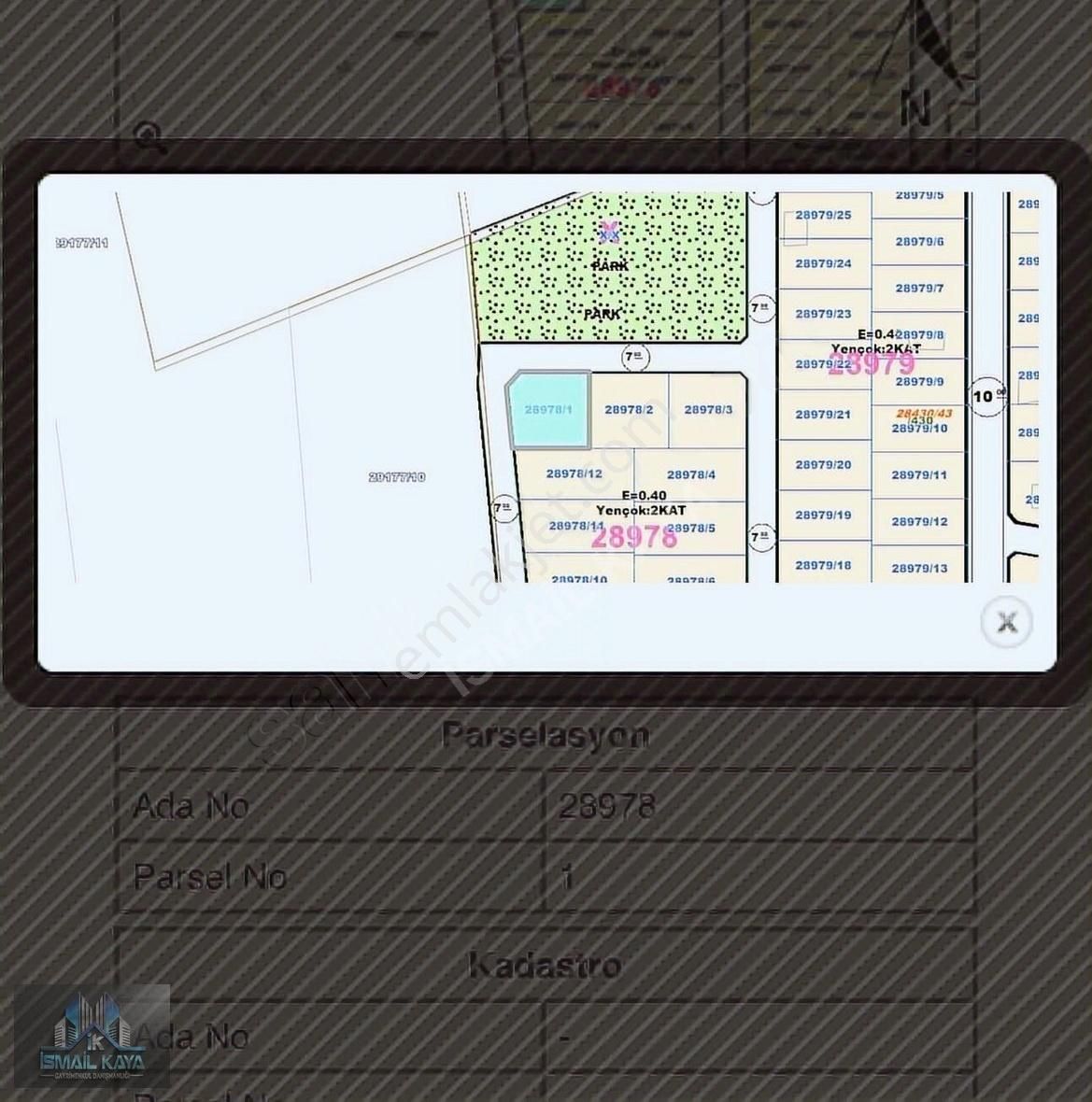 Kepez Başköy Parka Cephe 412 M2 Villa Arsası