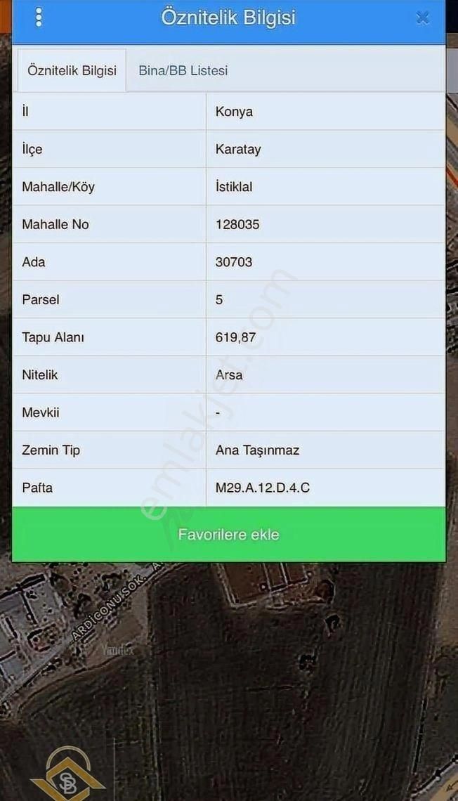 İstiklal Mah. Şehir Hastanesi Karşısı 619 M2 Satılık Arsa