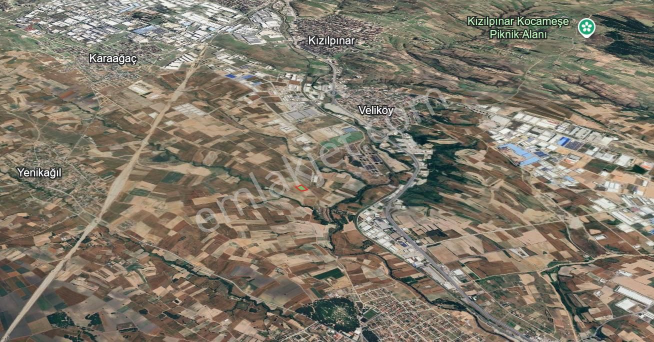 Tekirdağ Kapaklı Karaağaç' Ta Satılık 8000 M2 Sanayi Arsası - Görsel 9