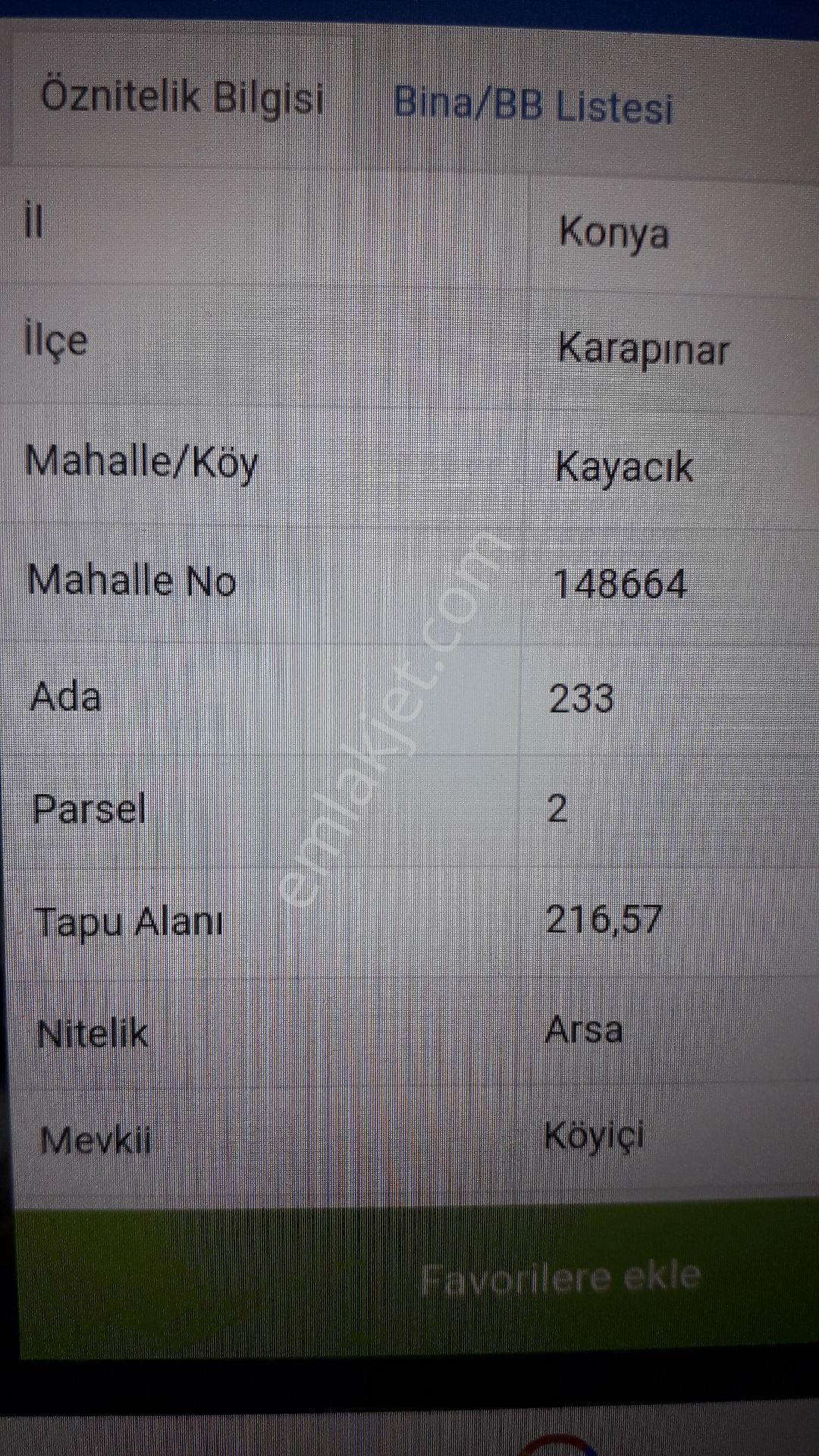 İmarli Arsa
