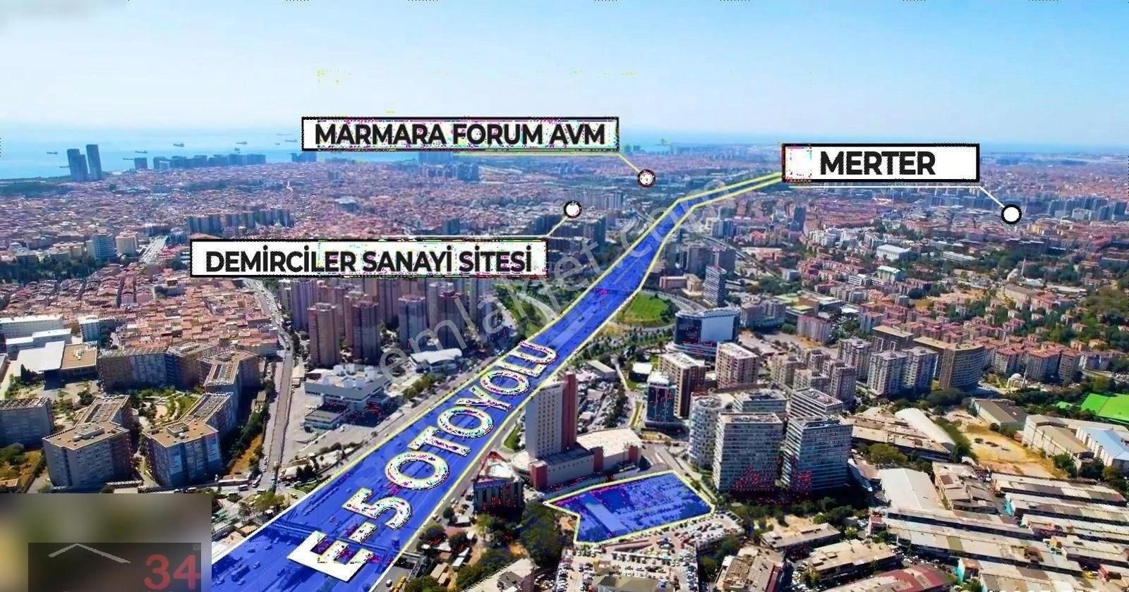 Cevizlibağ Topkapı E-5 Üzeri Konut + Ticari İmarlı 6342 M² Arsa - Görsel 8