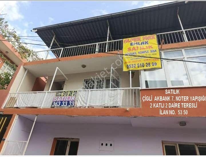 Çiğli Belediye Karşısı Eski Ziraatbank Ve Akbank 7. Noter Yanı Satılık İki Katlı Müstakil Bina