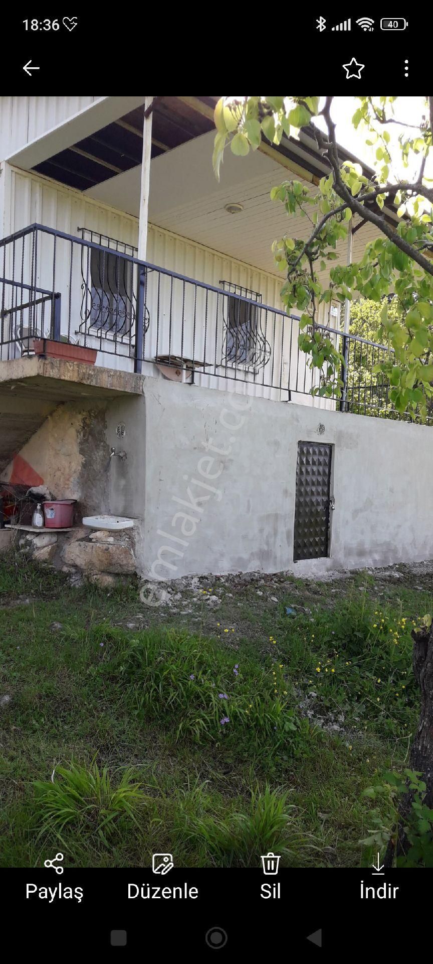 Kiralık Meyve Bahçesi Ve Prefabrik Ev