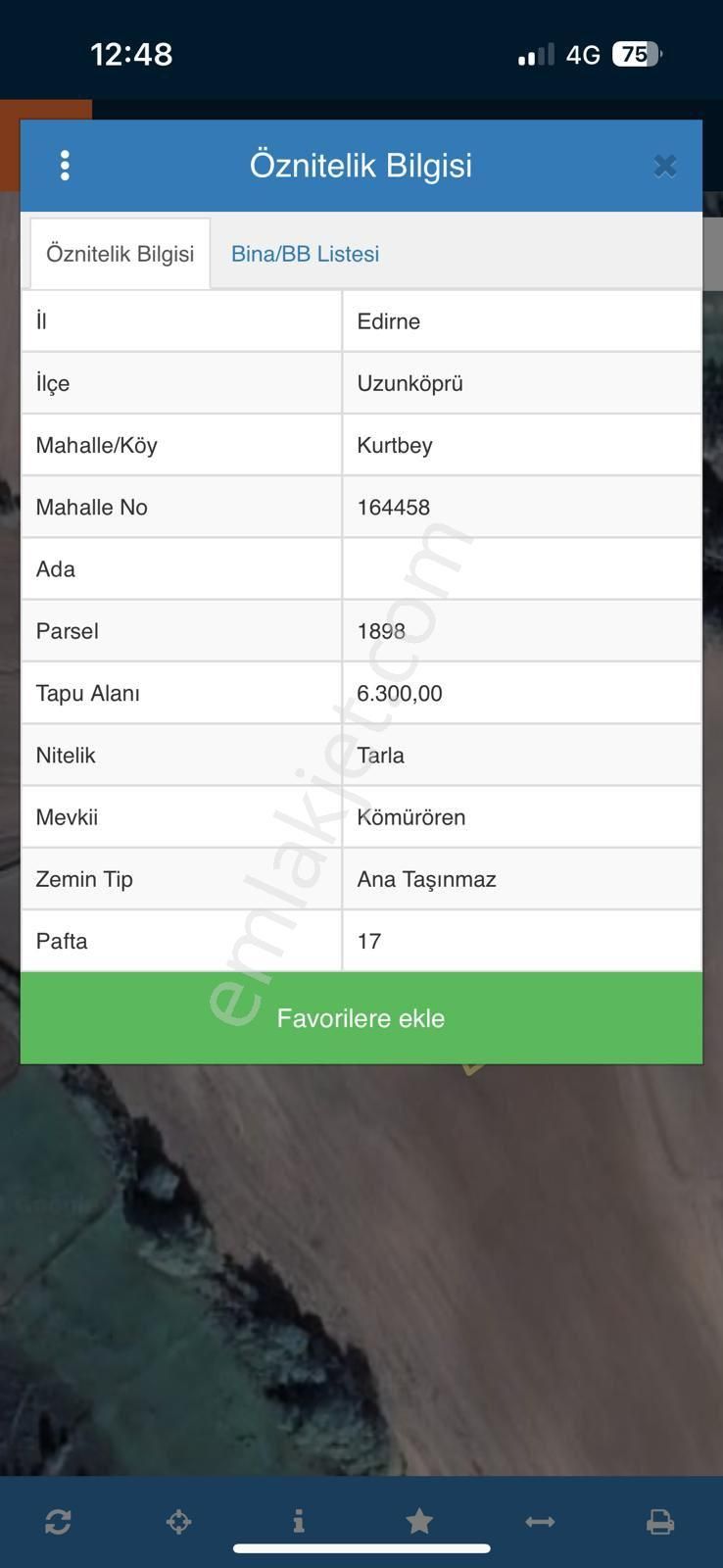 Edirne’de Acil Yatirimlik Tarla - Görsel 2