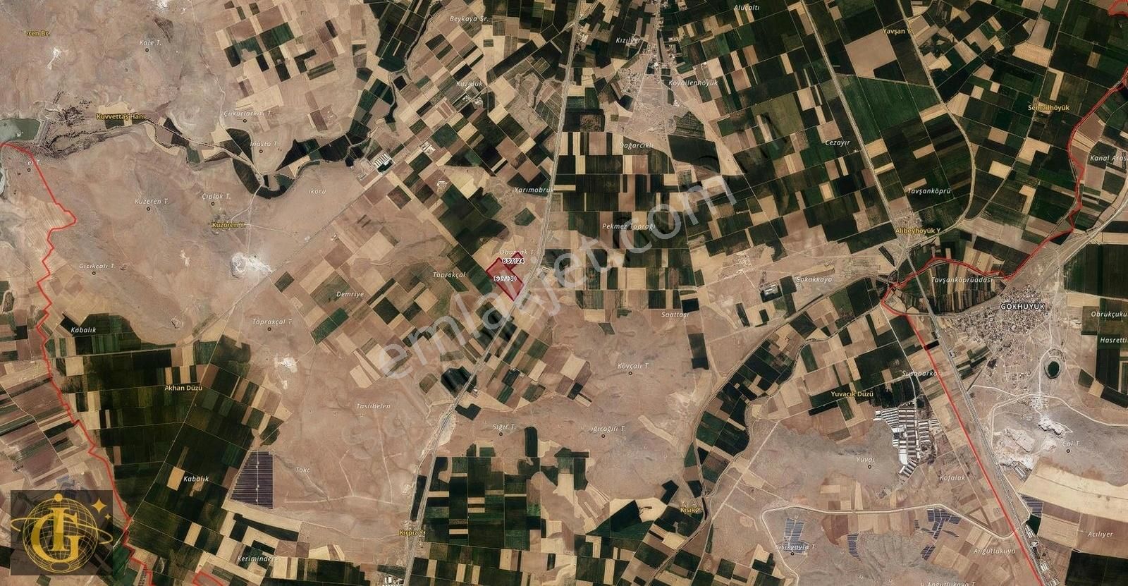 İkoniyum'dan Hadim Yoluna Cephe Güneş Panelli 153.000 M2 Tarla