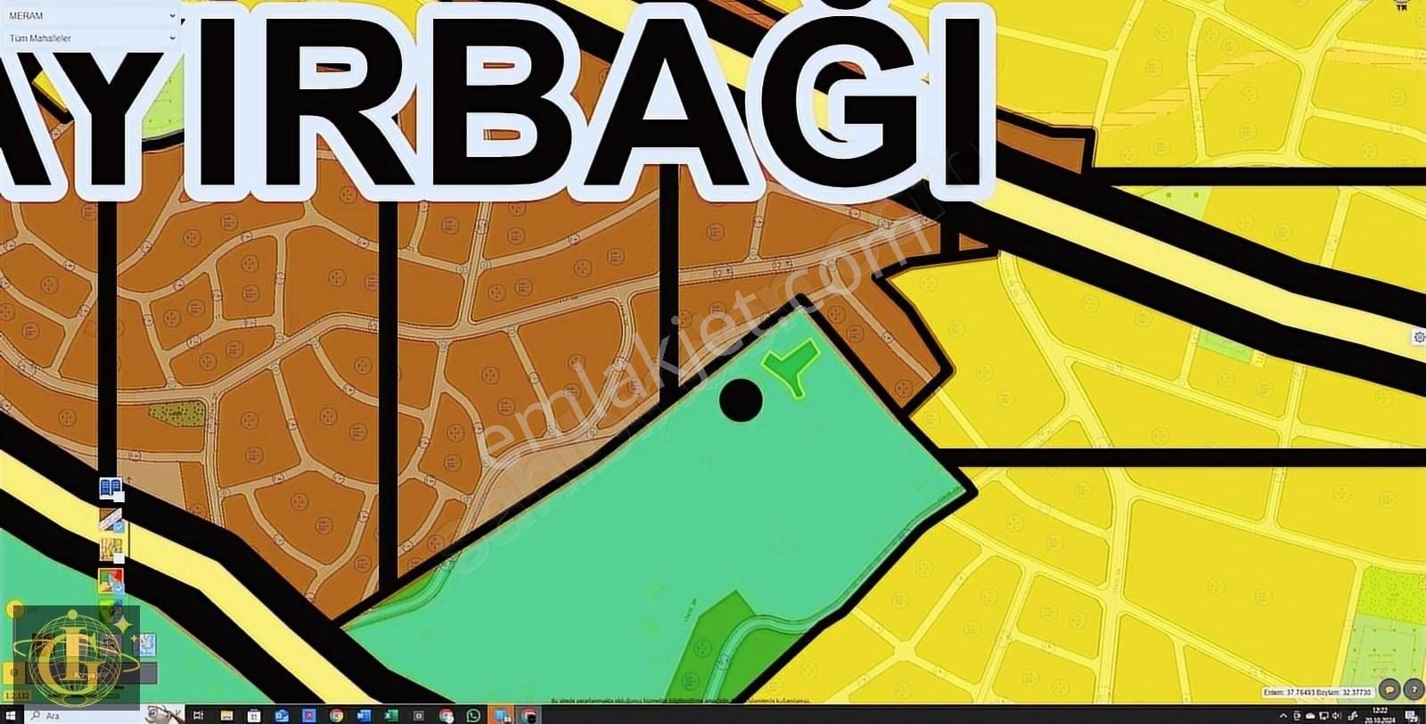 İkoniyum'dan Çayırbağında Satılık Müstakil Parsel 971 M² Bahçe