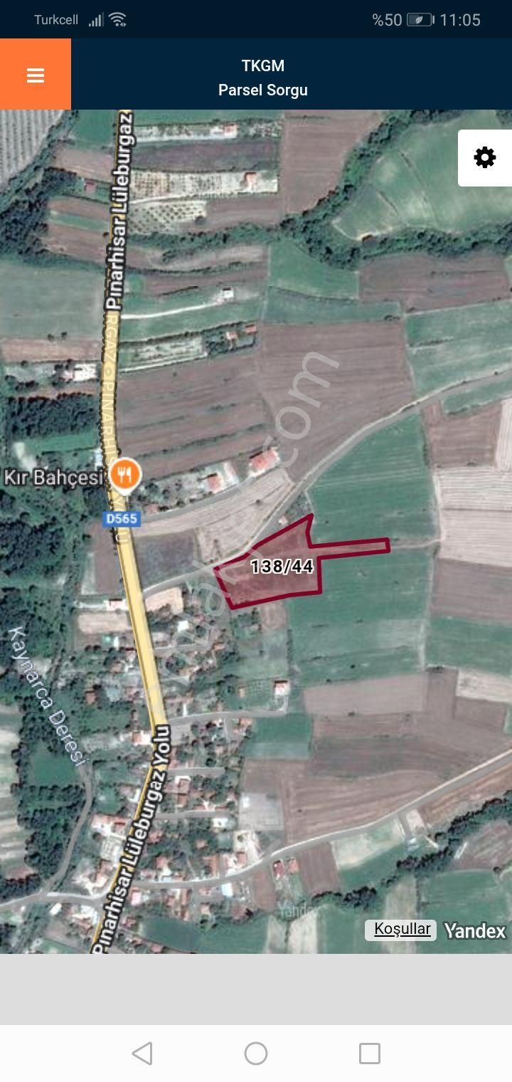Luleburgaz Ceylanköy De Satılık 348 M2 Arsadan Hısse