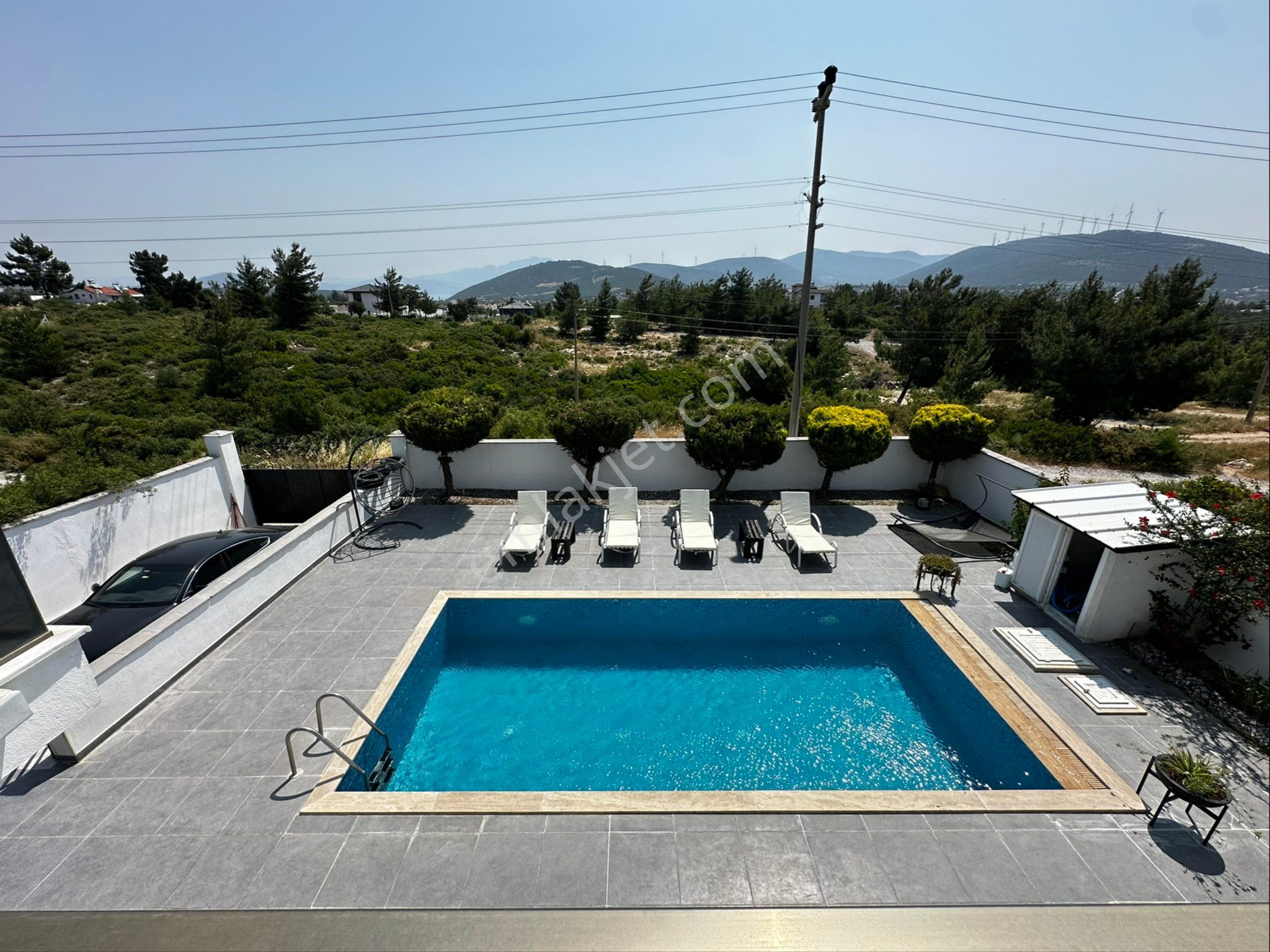 Didimde 4+1 Havuzlu Otoparklı 600m2 Arsa İcinde Lüks Kelepir Villa - Görsel 22