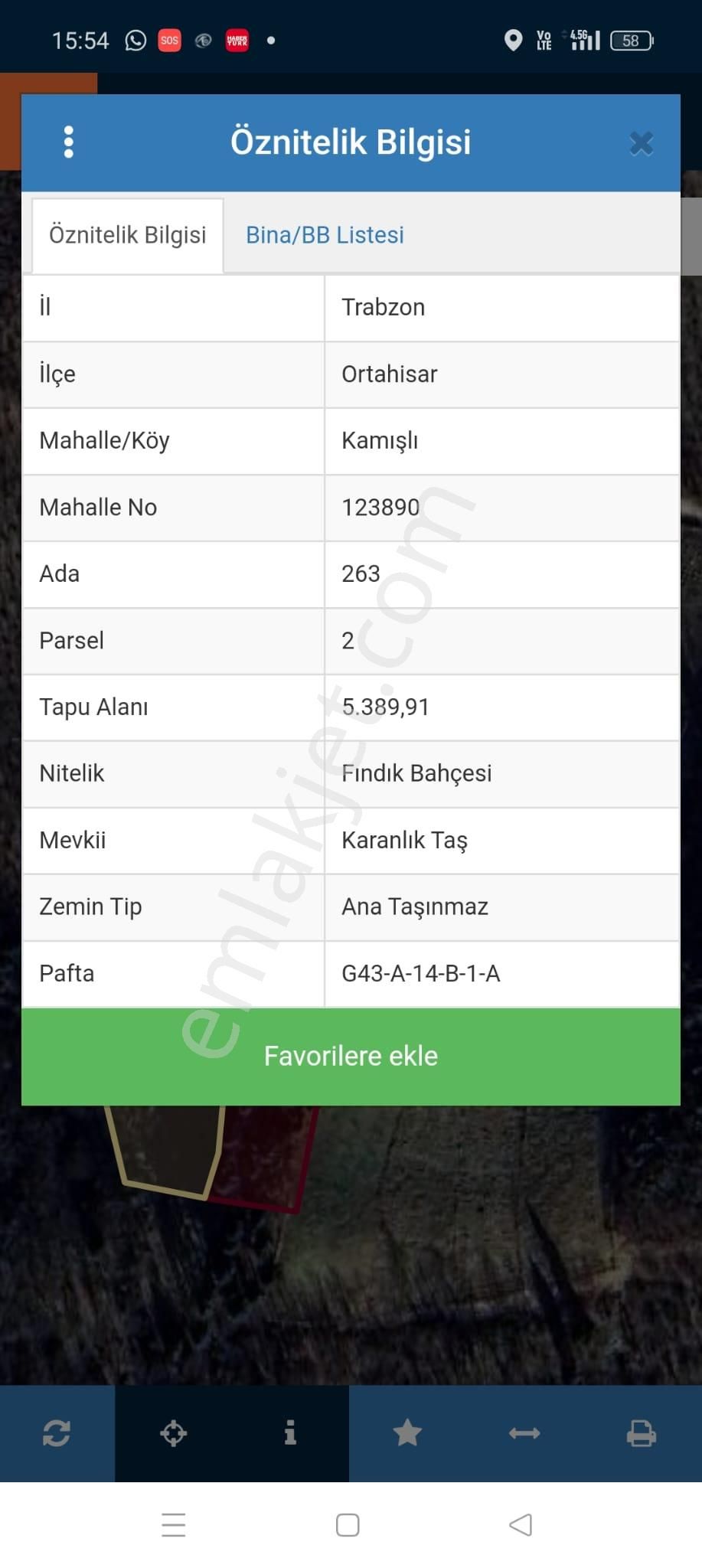 Trabzon Mağmat Kamışlı Satılık 9365 M2 Arsa - Görsel 25