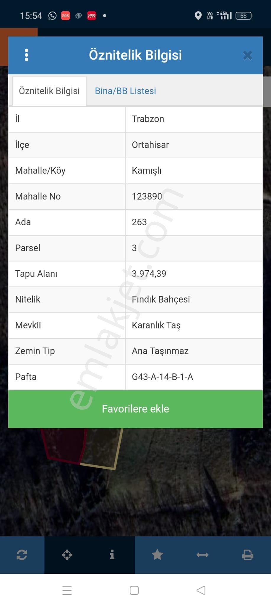 Trabzon Mağmat Kamışlı Satılık 9365 M2 Arsa - Görsel 24