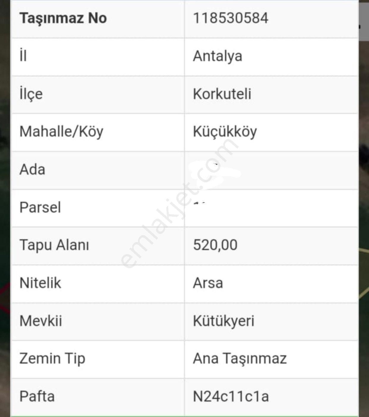 Küçükköyde Satılık Arsa
