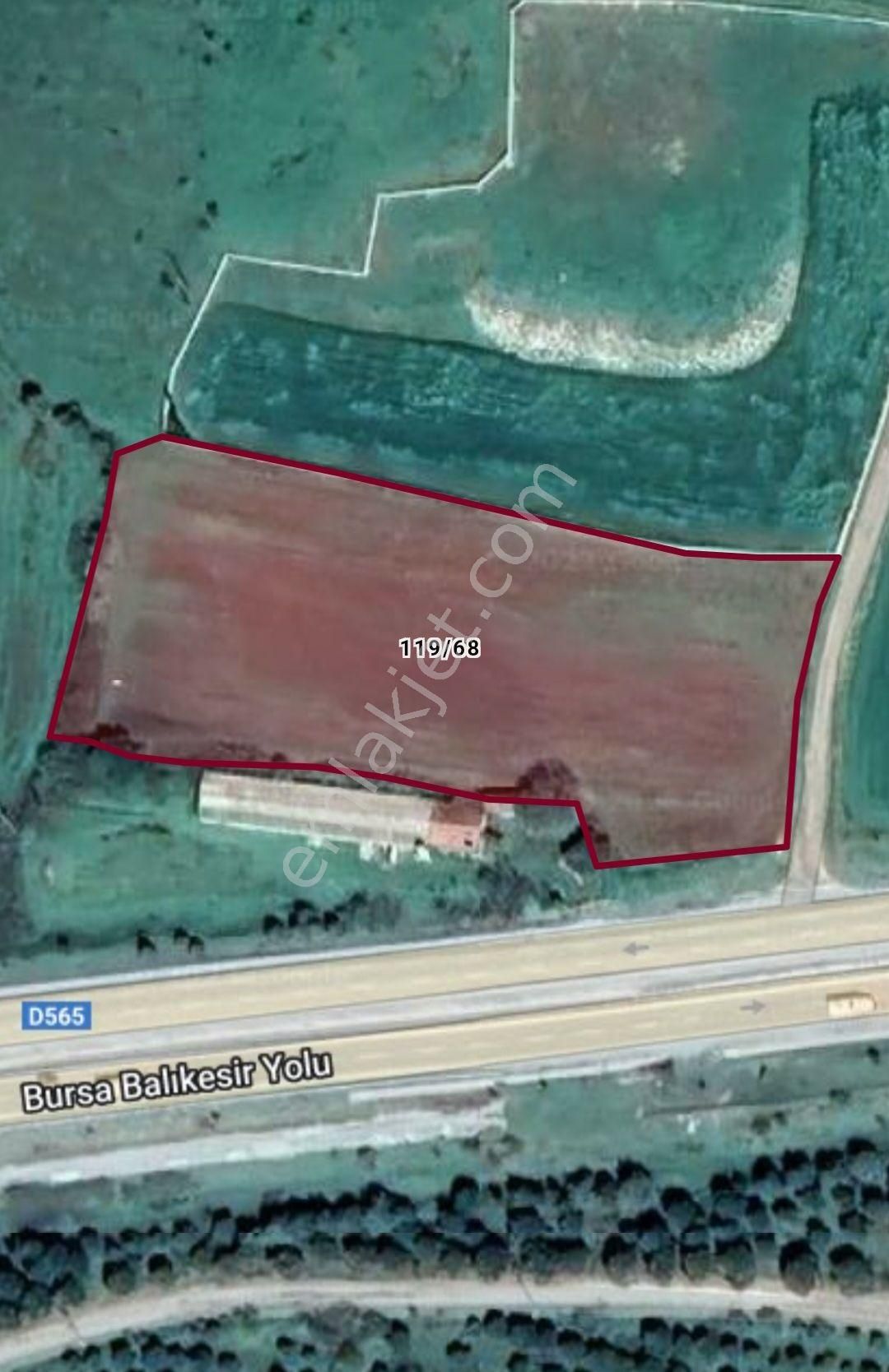 Aras Emlaktan Ticari Arsa Balıkesir Bursa Yoluna 40 Metre Cephe