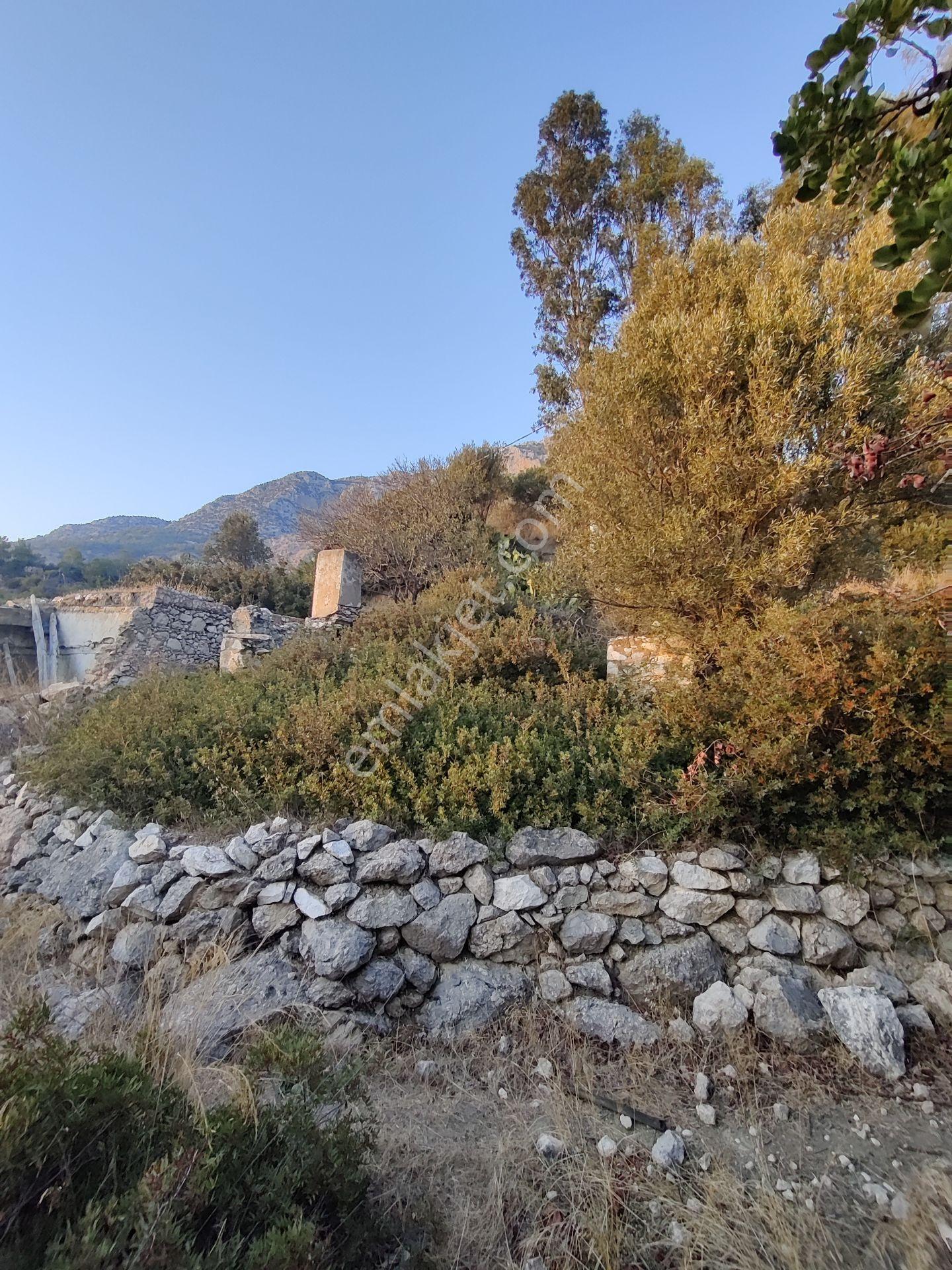 Karadere'de Likya Antik Yolu Üzerinde Deniz Manzaralı Avlu - Görsel 3