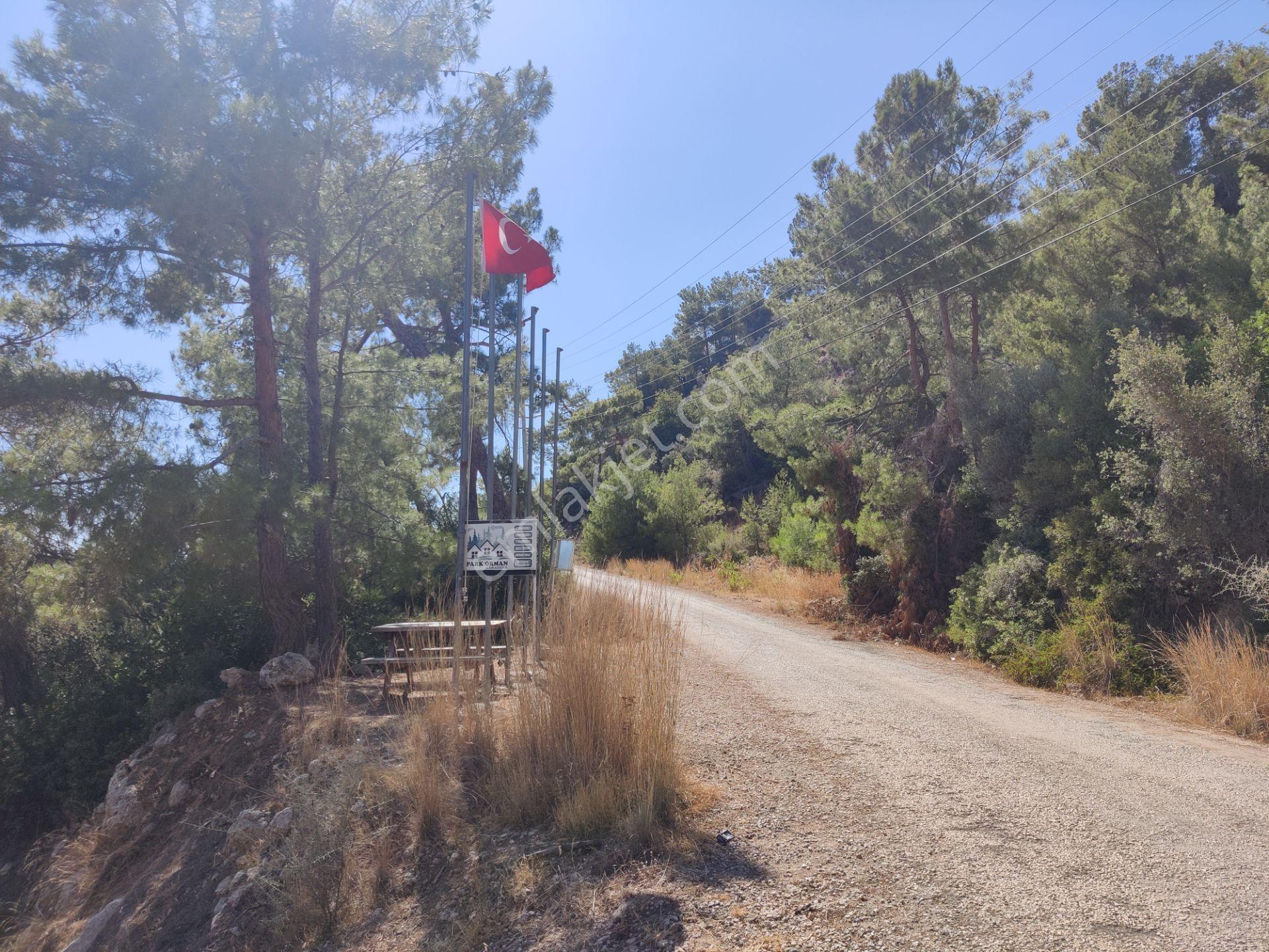 Karadere'de Likya Antik Yolu Üzerinde Deniz Manzaralı Avlu - Görsel 9