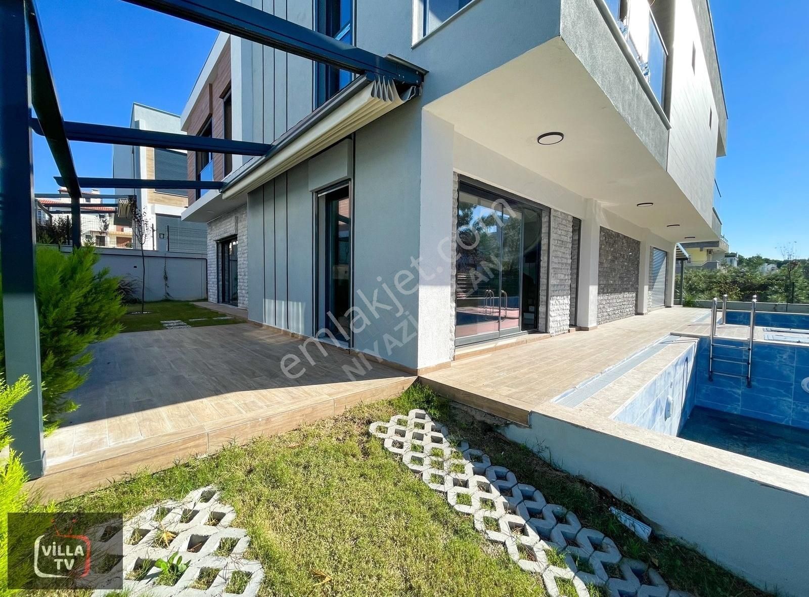 Villa Tv'den, Plaja 300m Oturmaya Hazır, Deniz Manzaralı Villa - Görsel 11