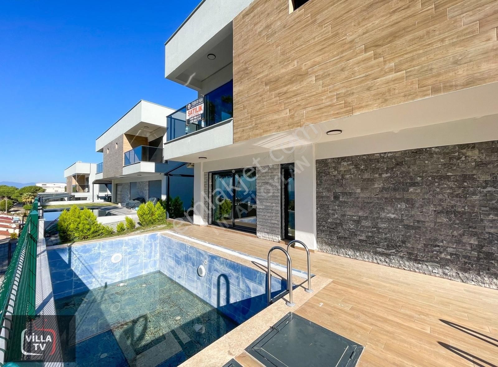 Villa Tv'den, Plaja 300m Oturmaya Hazır, Deniz Manzaralı Villa - Görsel 21