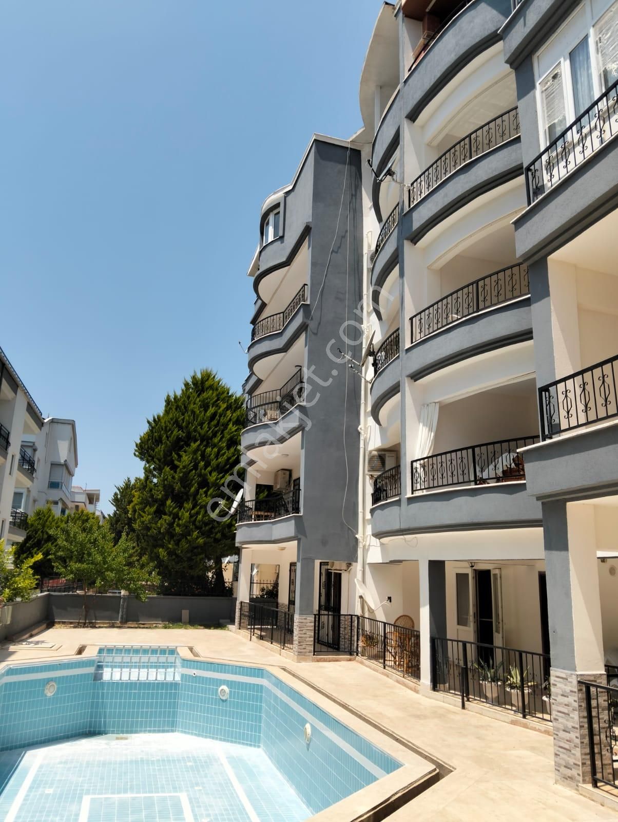 Didim Altınkum Mah. 2+1 Site İçi Havuzlu Full Eşyalı Daire Çift Cepheli Çift Balkon (denize 1km)