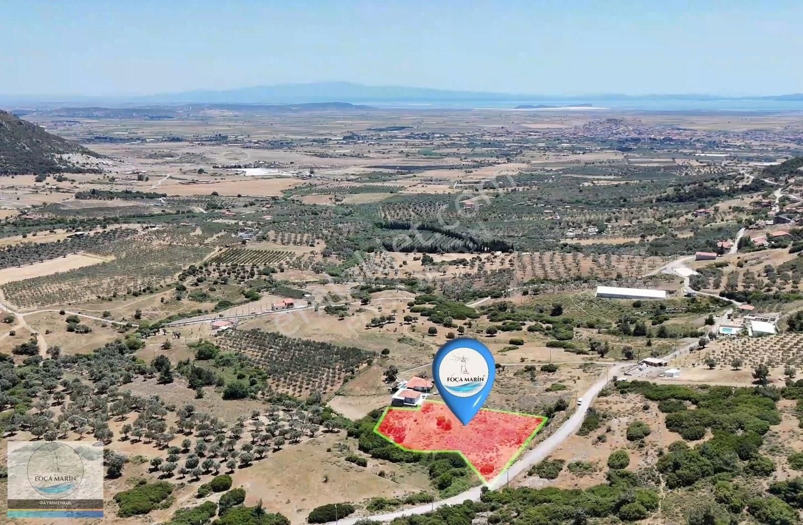Foça Kocamehmetler Köy Civarı 3.805 M2 Satılık Tarla
