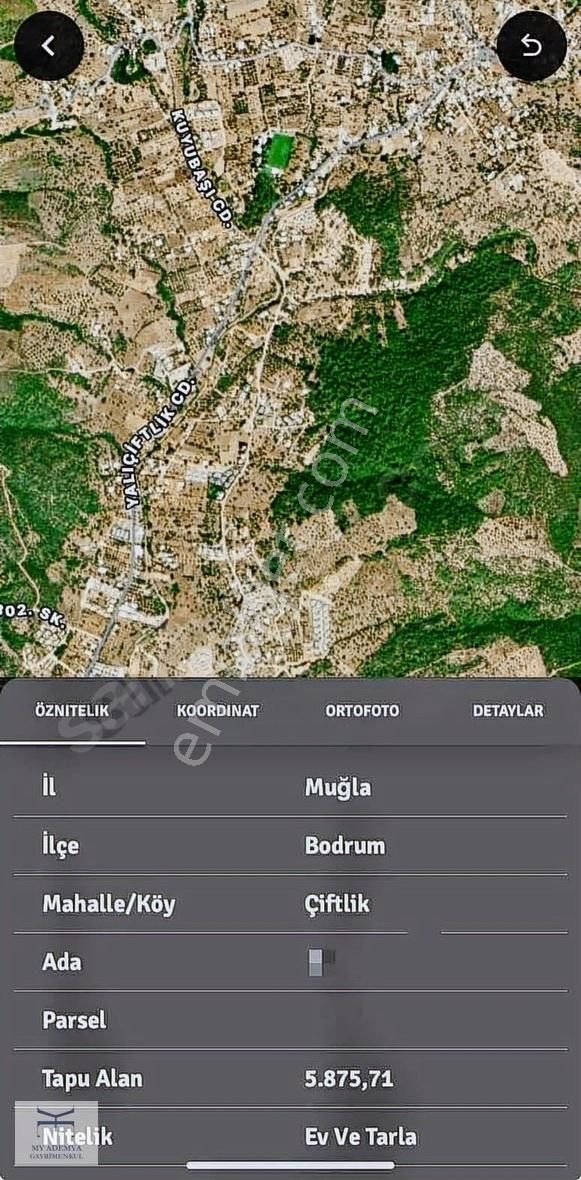Yalıçiftlikte %10 İmarlı Köy İçinde Satılık Arsa