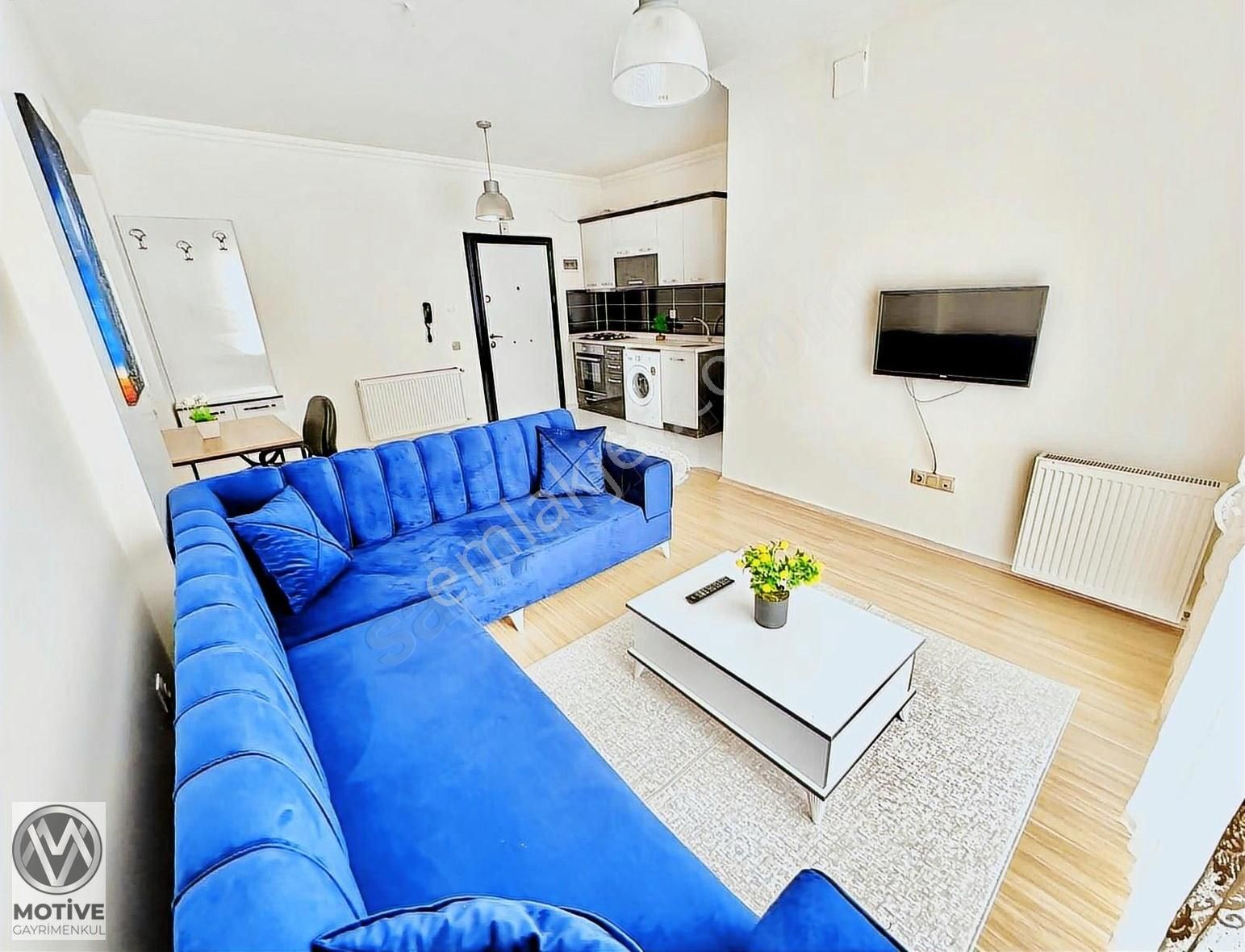 Herşey Dahil 7/24 Güvenlik'li Havuzlu Kiralık 1+1 Eşyalı Daire