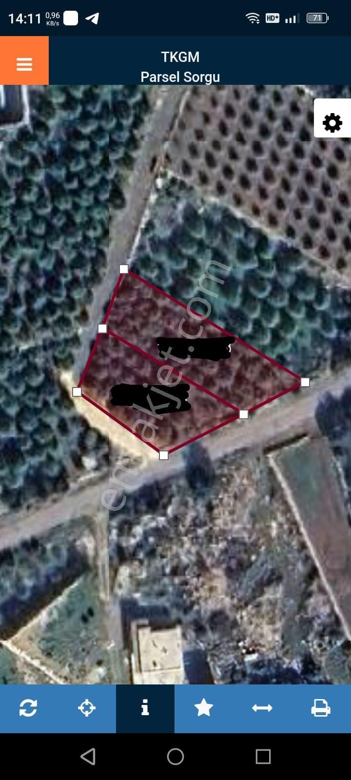 Satılık Erdemli Batısandal Mahallesinde Bitişik 2 Adet Arsa 600+700m²