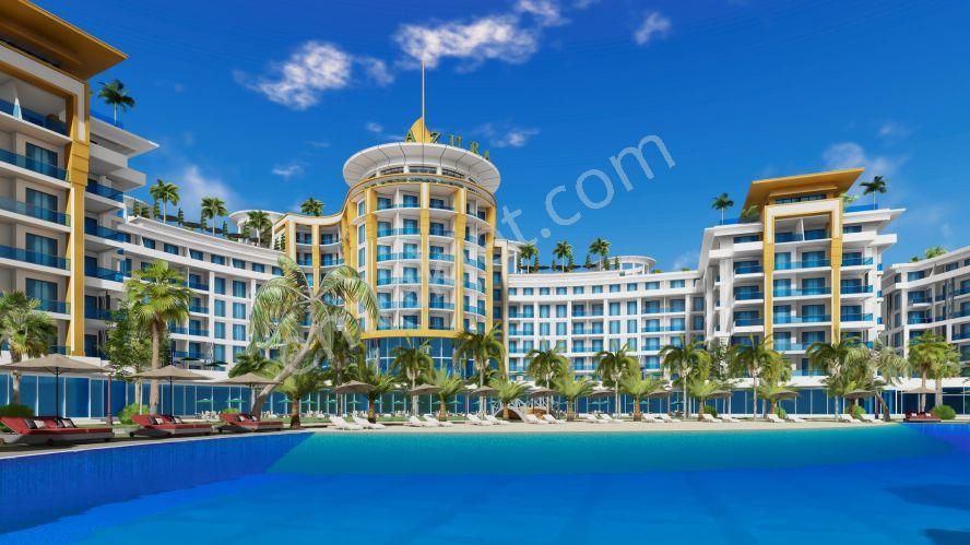 Alanya Türkler 1+1 Full Aktiviteli Satılık Daire