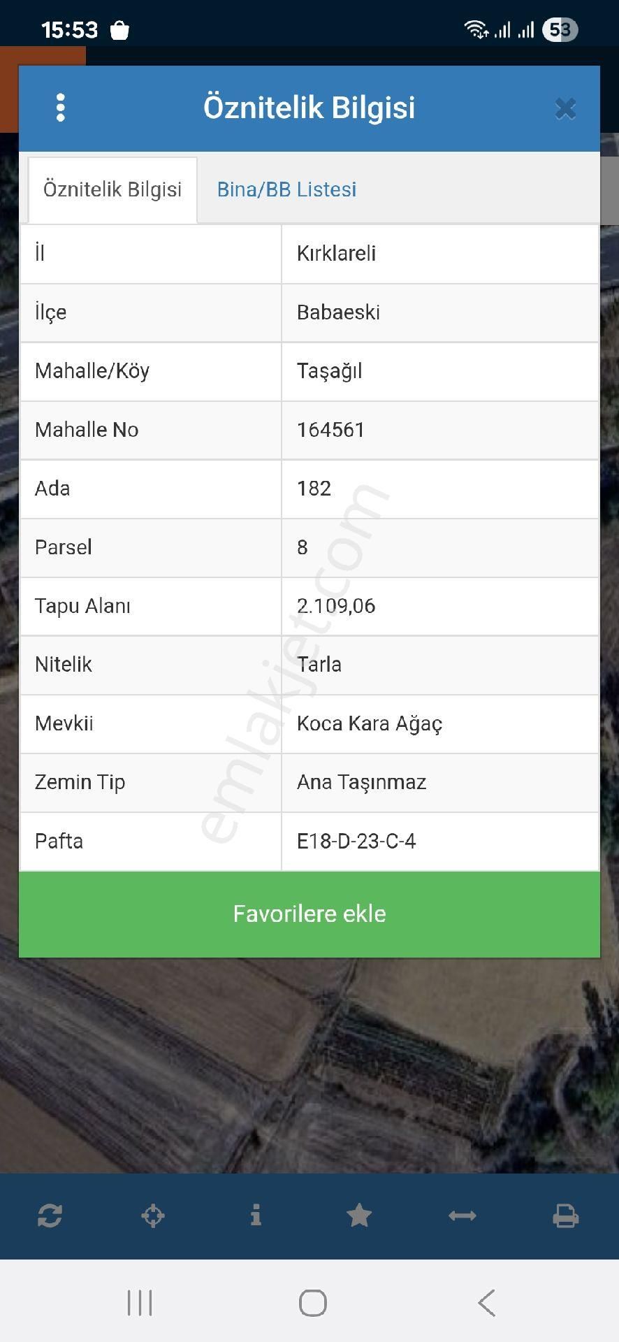 Babaeski Gişelerinin Hemen Yanı Başında Satılık 2100 Metrekare Arsa