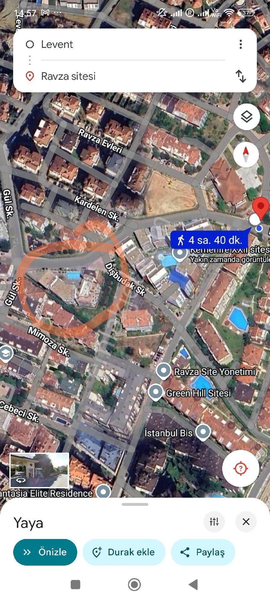 Göktürk Merkez Site İçerisinde 3+1 Bahçe Kati Daire
