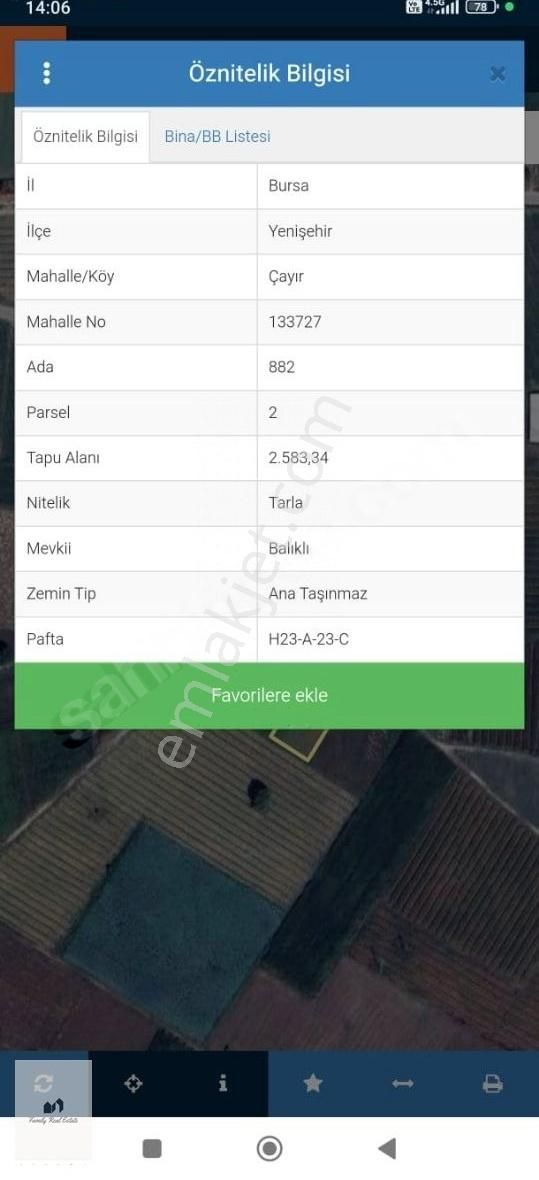 Bursa İnegöl Kurşunlu Tapu Kupon Arazi Hasanpaşa Mevkinde