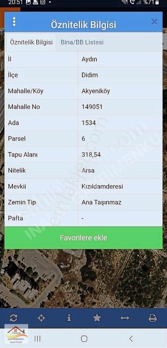 Alan Kazanır Didim Akyeniköy Toki Evlerin Yanında Satılık Arsa - Görsel 6