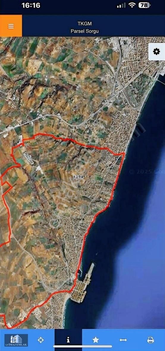 Tekirdağ Barbaros Mahallesi'nde Deniz Manzaralı İmarlı Arsa