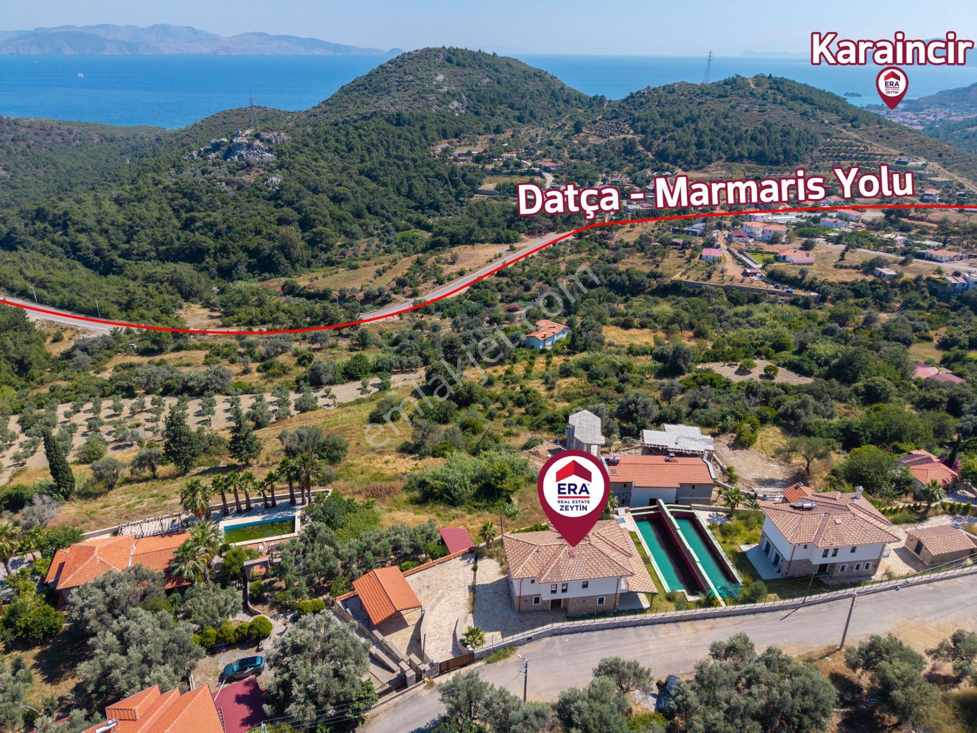 Datça Emecik'te 950 M2 Arsada Deniz Manzaralı 4+1 Havuzlu Villa - Görsel 34