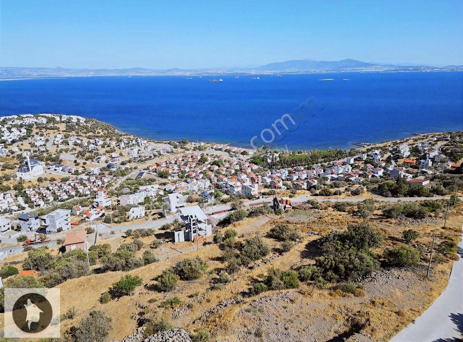 Dikili Çandarlıda Deniz Manzaralı Arsa