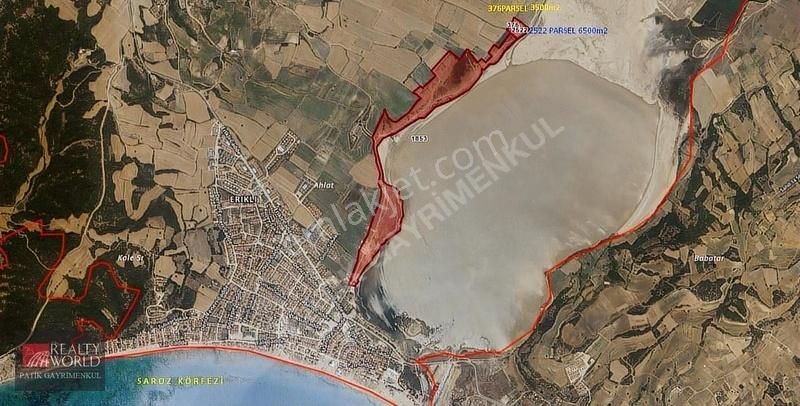 Keşan Erikli'de Göl Ve Deniz Manzaralı 3400m2 Satılık Arazi