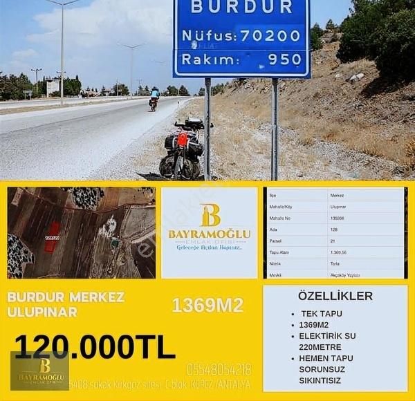 Bayramoğlundan Satılık Tarla