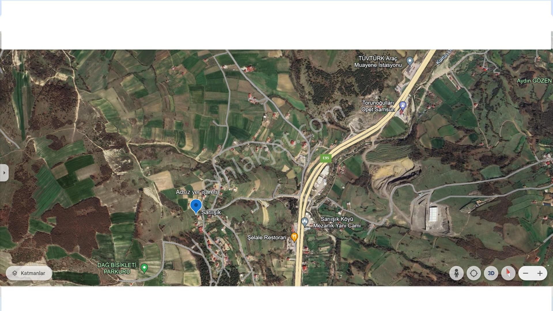 Lider'den Samsun Atakum Sarıışık Köyünde 2.225 M2 Tarla Tek Tapu - Görsel 5