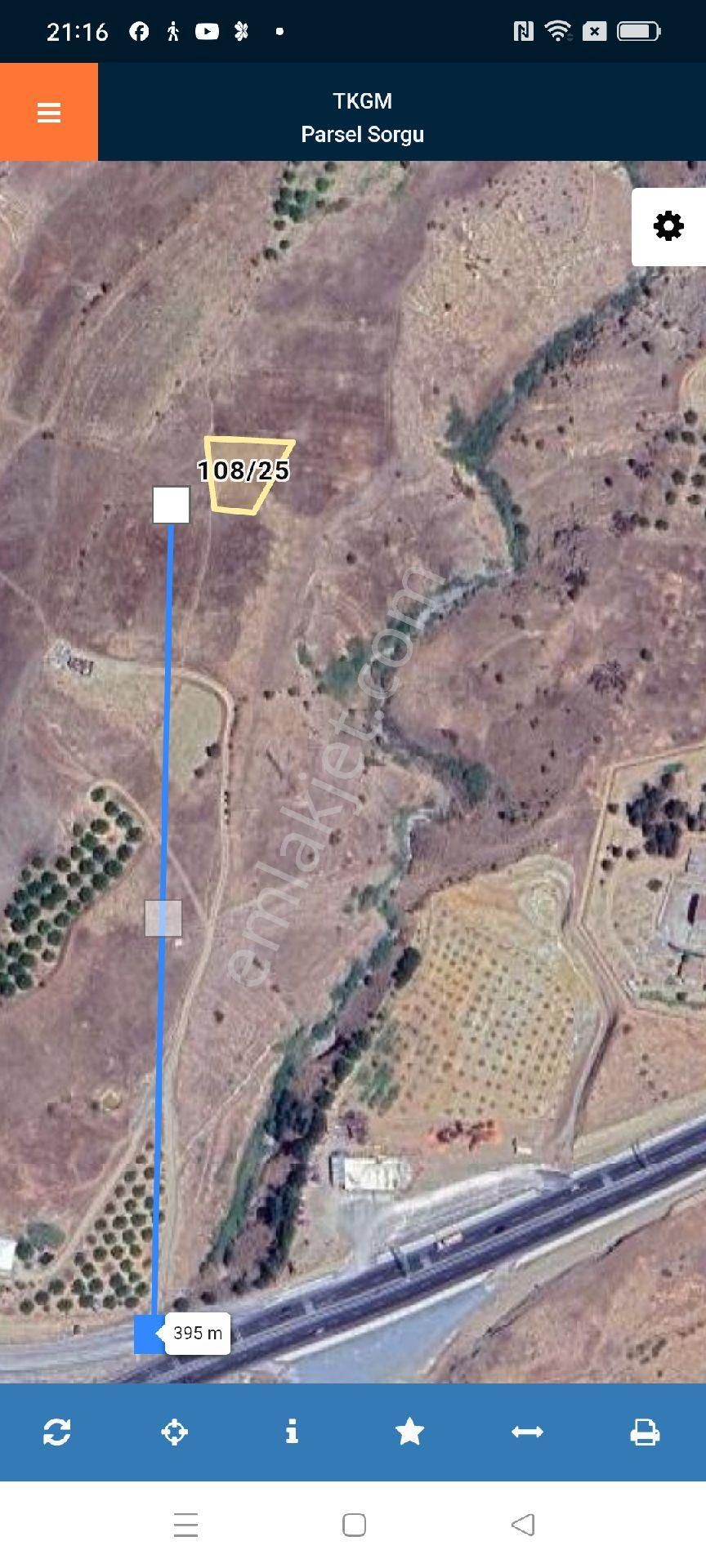 Baskil Aladikme Veli Palasa 400 Metre Yakın Satılık Tarla