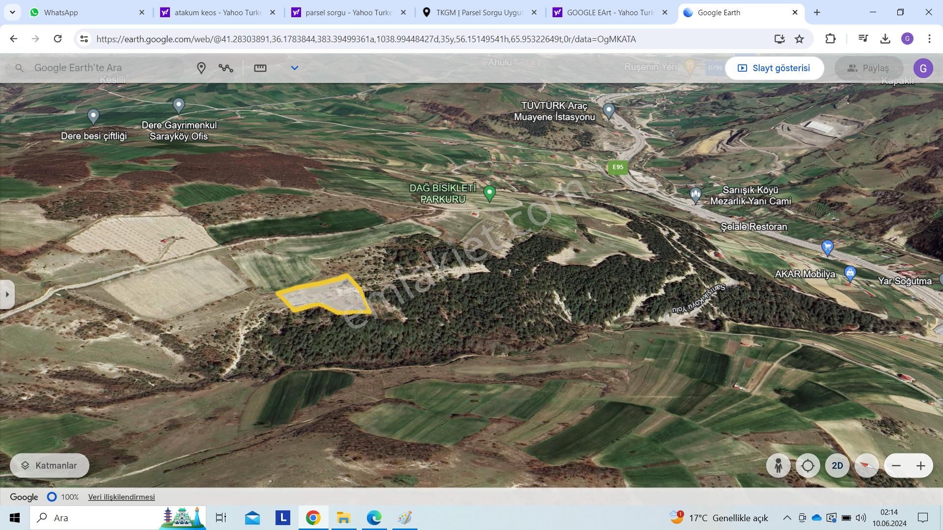 Lider'den Samsun Atakum Sarıışık Köyünde 2.915 M2 Tarla Tek Tapu - Görsel 2