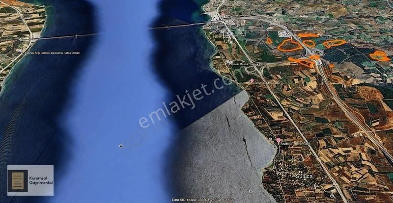Çanakkale Lapseki 'de Köprü Manzaralı Satılık Araziler